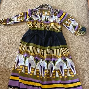 Multi color Eva Mendez dress